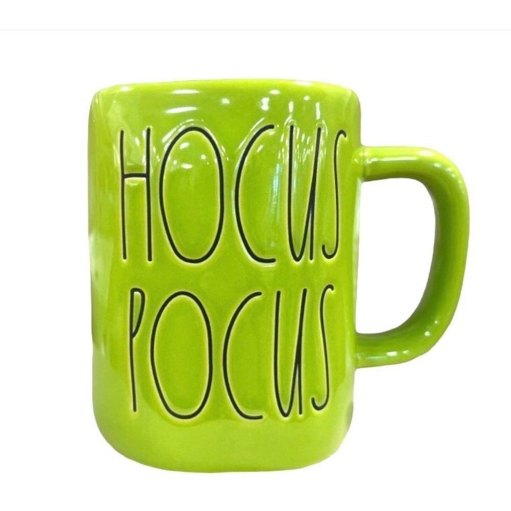 Rae Dunn Green Gloss Hocus Pocus Mug